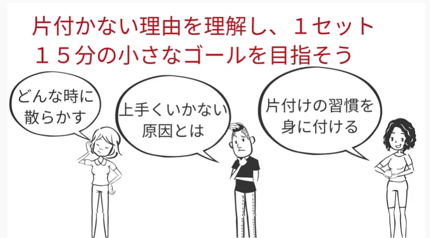 1セット15分の小さなゴール