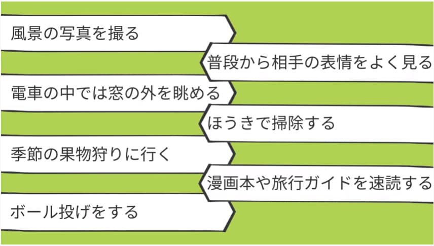 七つのトレーニング方法