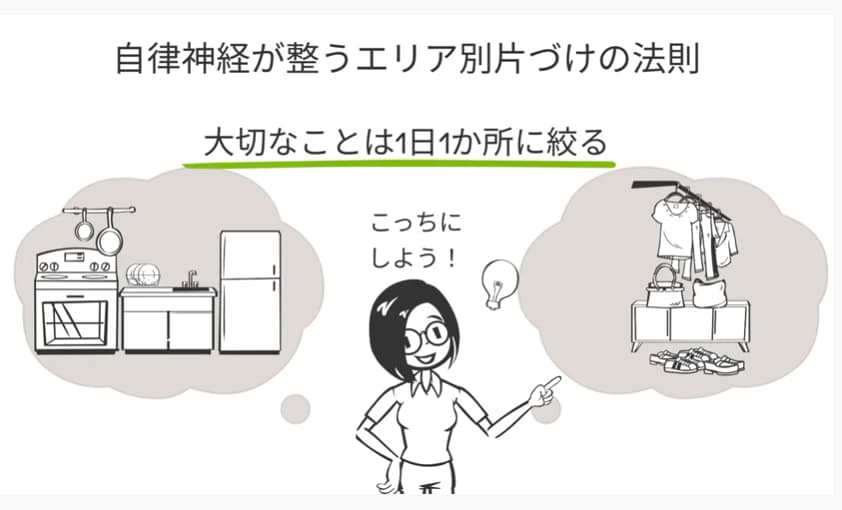 自律神経が整うエリア別片づけの法則