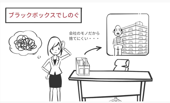 会社のものだから捨てにくい
