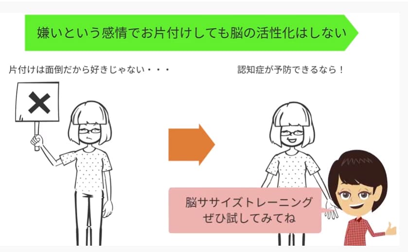 嫌いという感情でお片付けをしても脳の活性化はしない