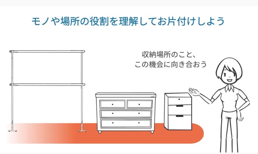 モノの場所の役割を理解してお片付けしよう