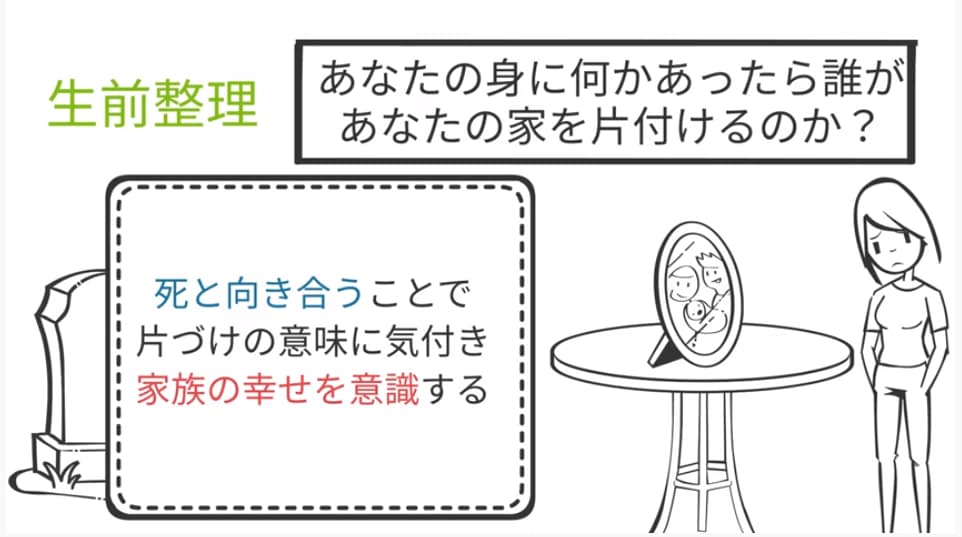 生前整理、あなたの身になにかあったら誰があなたの家を片づけるのか？