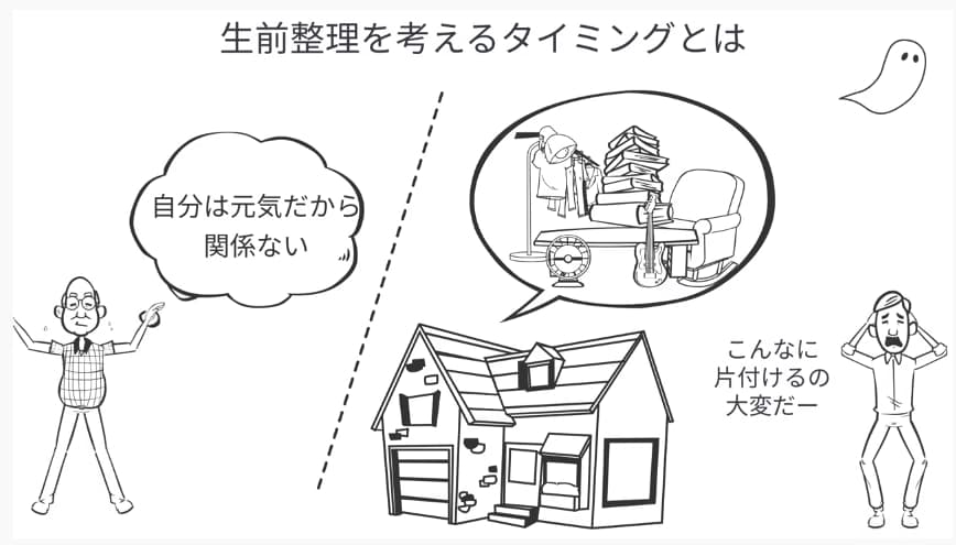 生前整理を考えるタイミングとは