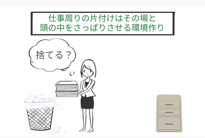 仕事周りの片付けはその場と頭の中をさっぱりさせる環境作り