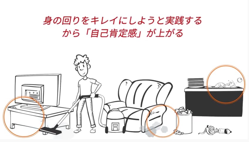 身の回りをキレイにしようと実践するから自己肯定感が上がる
